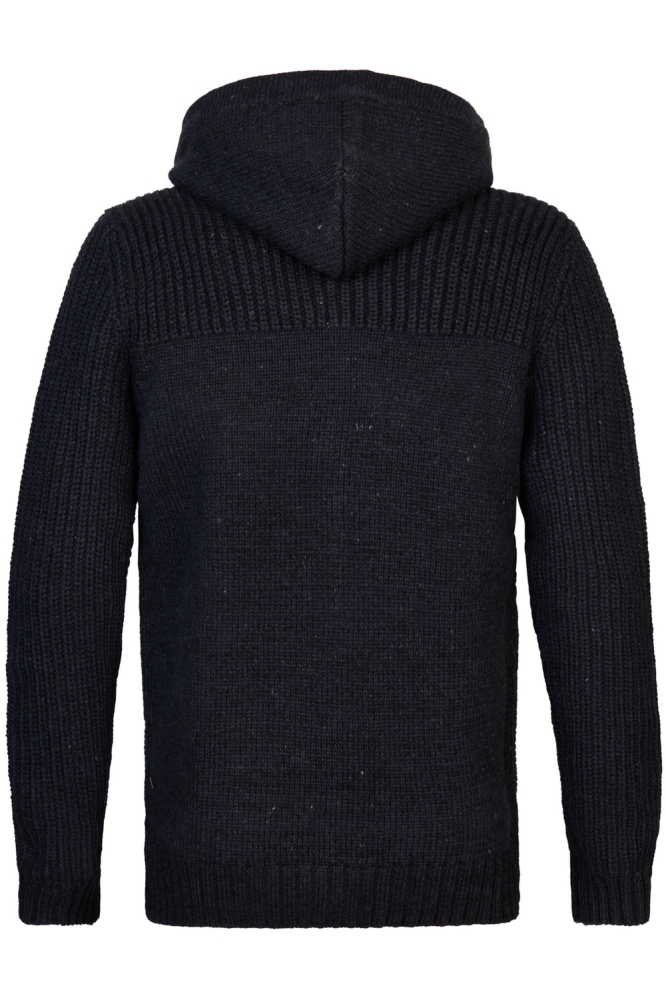 KNITWEAR HOODED CARDIGAN M 3040 KWH210 Sky Captain