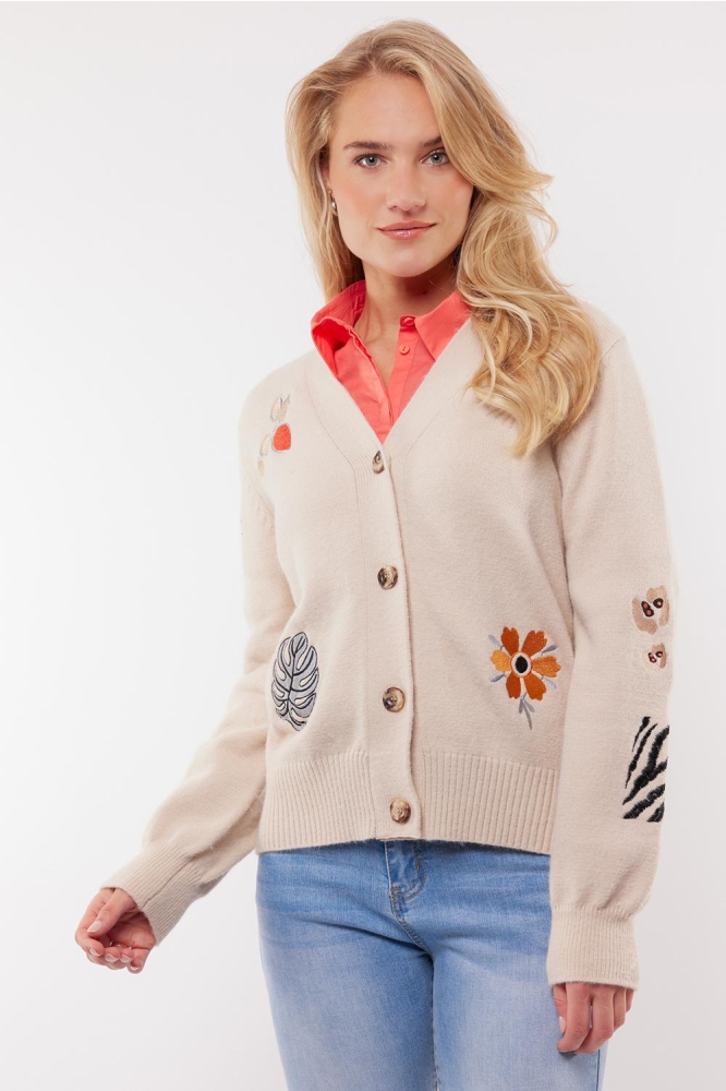 SHIVA CARDIGAN 25VJC05 014 SAND