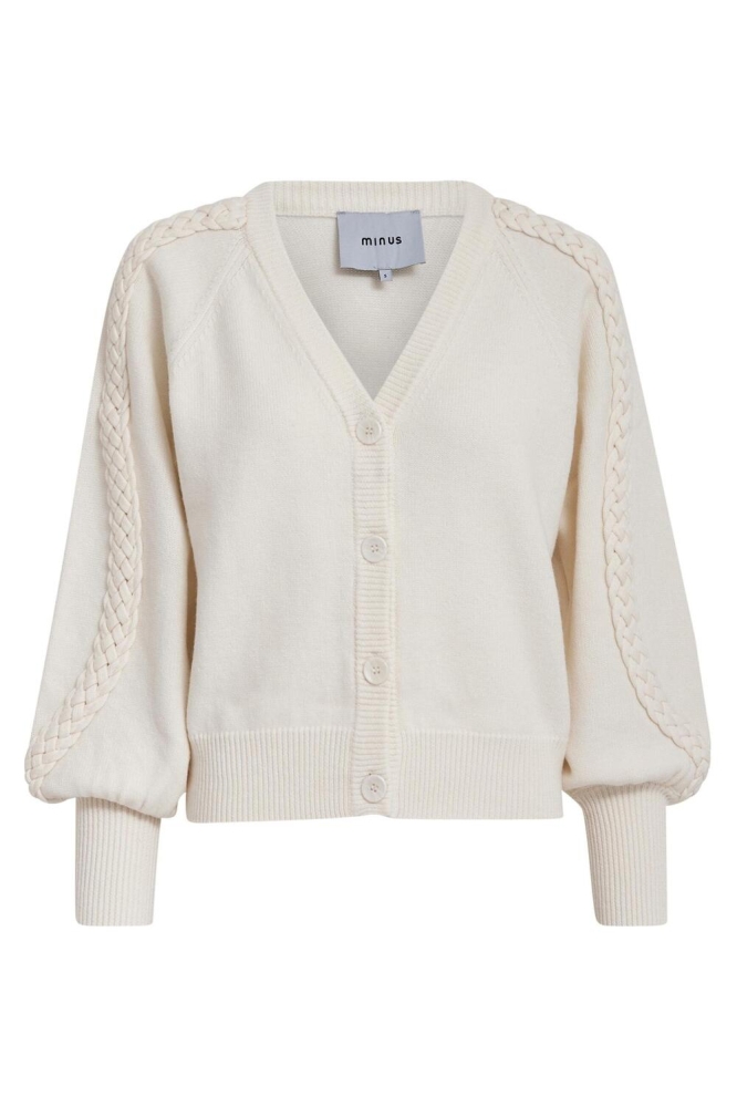 VERA KNIT CARDIGAN MI6514 220 BROKEN WHITE