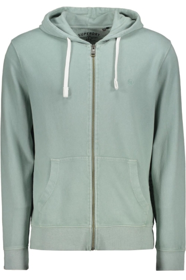 Superdry Trui CLASSIC ESSENTIAL ZIPHOOD M2014170A SILVER BLUE