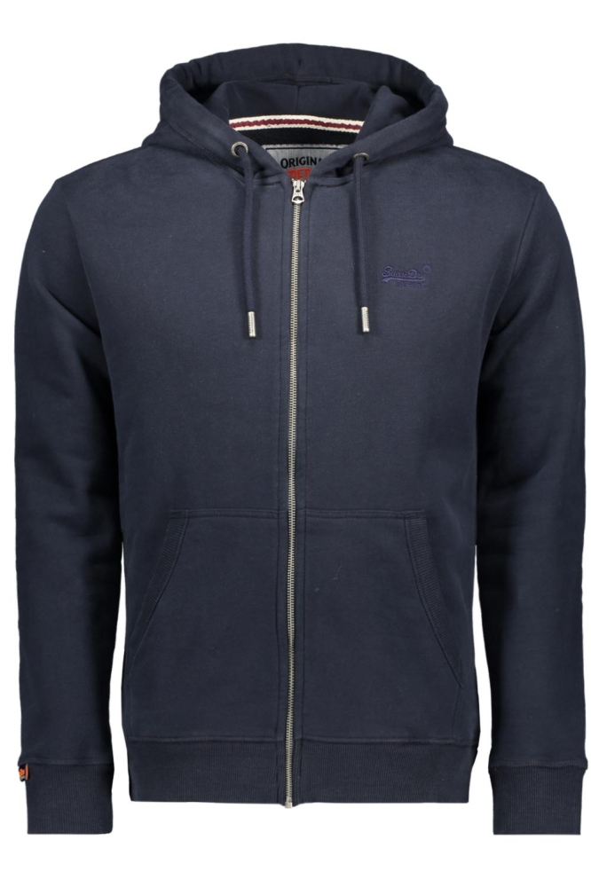 ESSENTIAL LOGO ZIP HOODIE HB M2014128B ECLIPSE NAVY