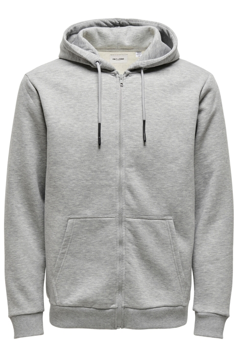 Only & Sons onsceres life zip thr. hoodie sweat