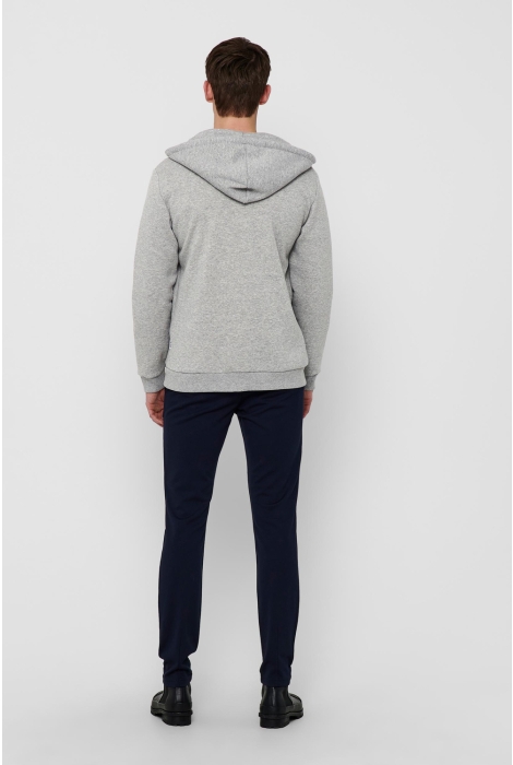 Only & Sons onsceres life zip thr. hoodie sweat