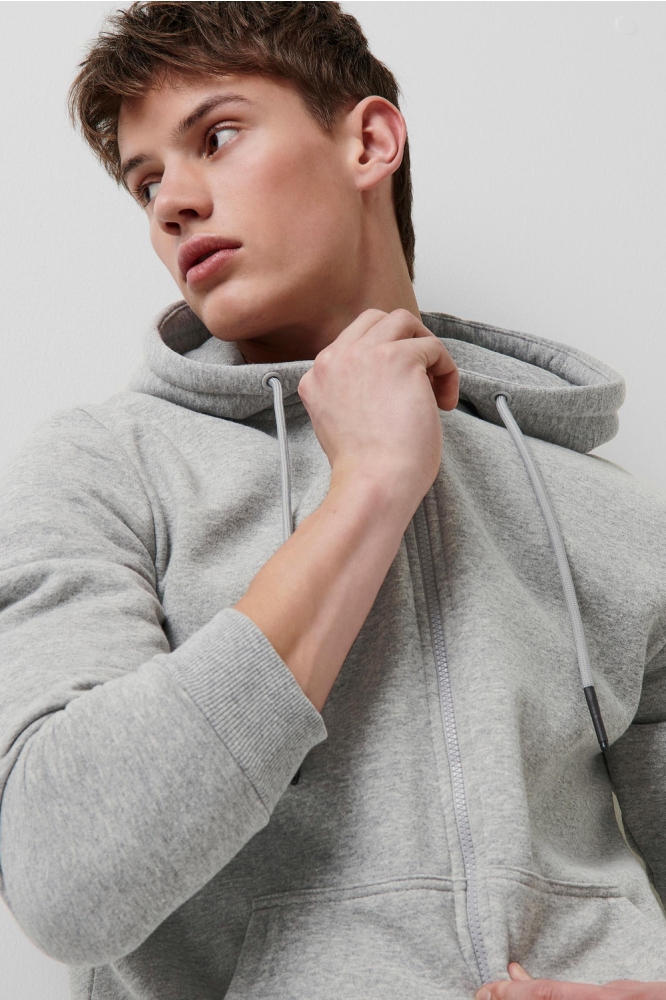 ONSCERES LIFE ZIP THR. HOODIE SWEAT 22018684 Light Grey Melange