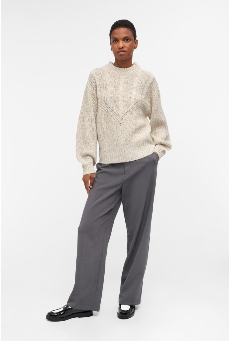 Object objnova stella cable knit pullover