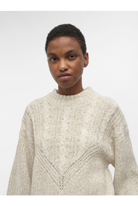 Object objnova stella cable knit pullover