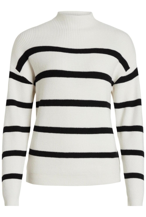 Vila viril mockneck l/s knit rib top 2-