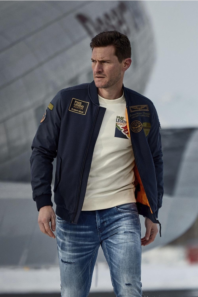 SWEAT JACKET WITH BADGES PSW2308416 5281