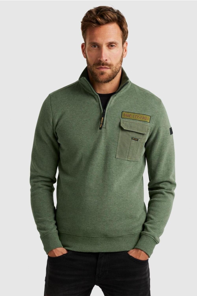 PULLOVER WITH HALF ZIPPER PSW2309423 6423