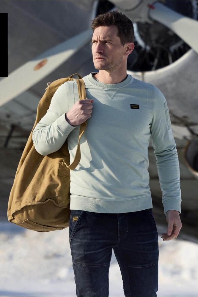 SWEATSHIRT WITH CARGO POCKET PLS2309499 6017