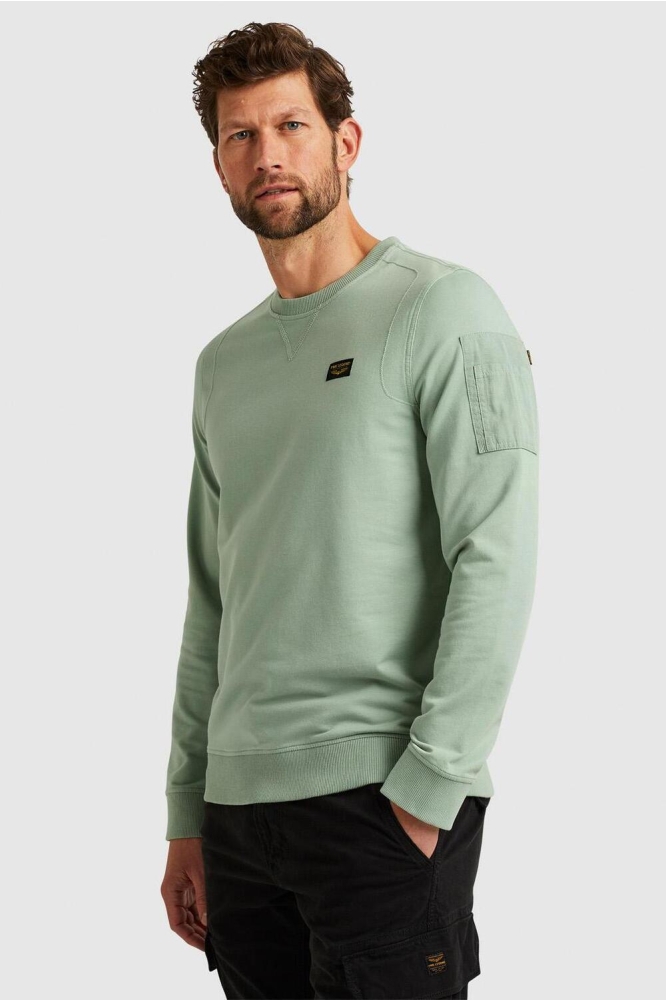 SWEATSHIRT WITH CARGO POCKET PLS2309499 6017