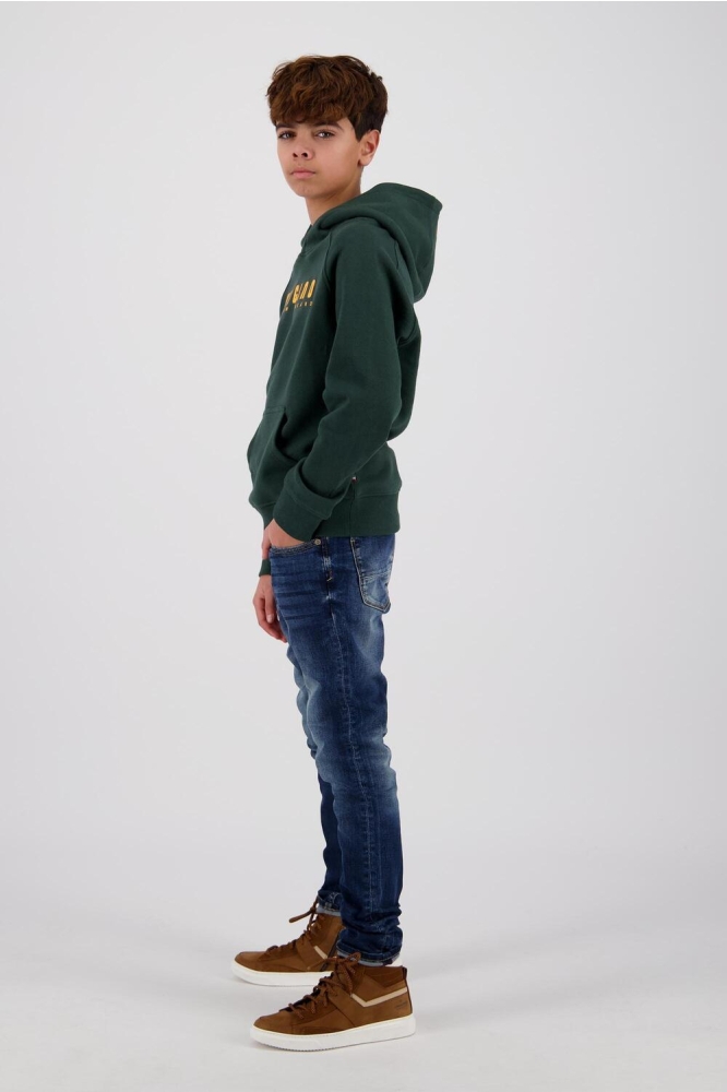 LOGO HOODY AW23KBN34607 LOGO HOODY DARKEST GREEN