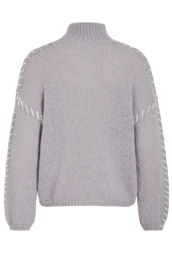 VICHOCA NEW L/S KNIT PULLOVER 14097725 Harbor Mist/WHITE STIT