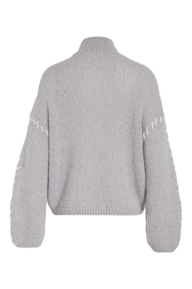 VICHOCA NEW L/S KNIT PULLOVER 14097725 Harbor Mist/WHITE STIT