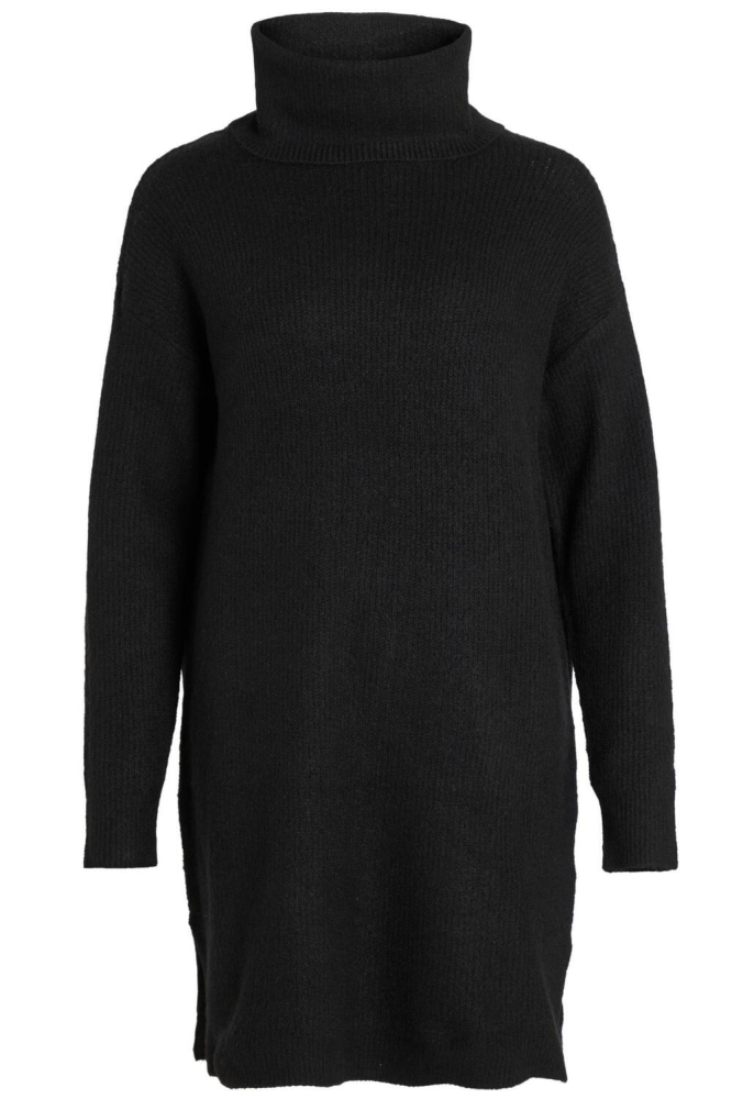 VICILIA ROLLNECK L/S KNIT TUNIC-NOO 14074330 Black