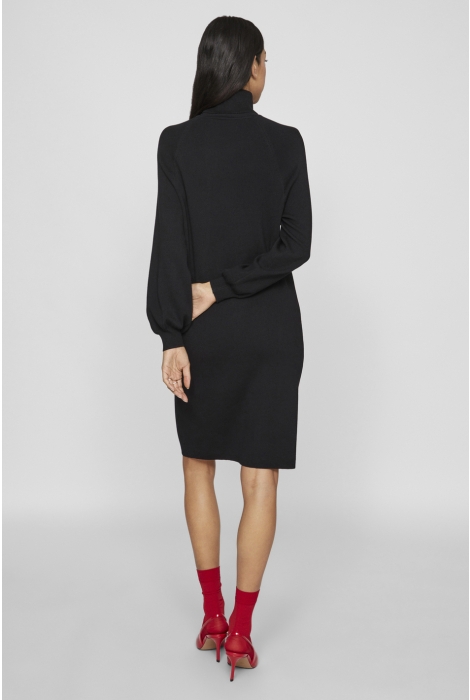 Vila viostria roll neck l/s knit dress -