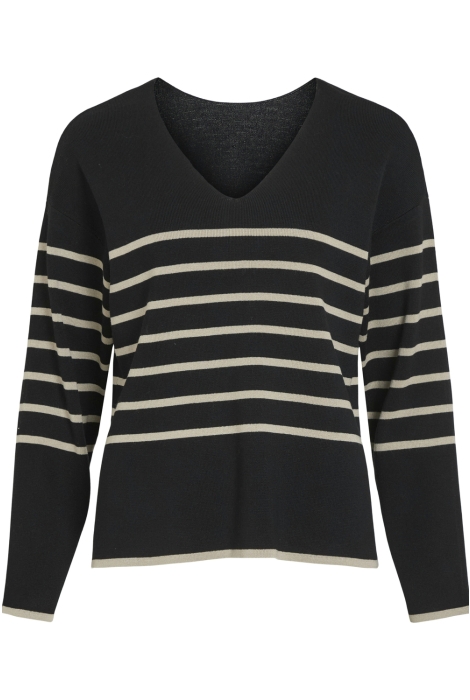 Vila viostria v-neck l/s rev top-noos