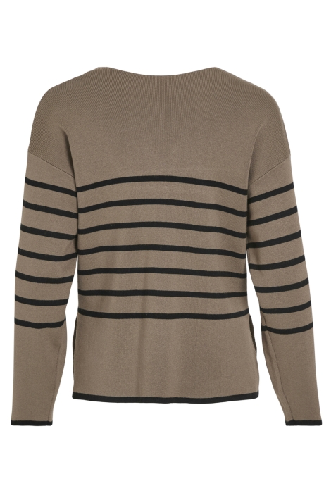 Vila viostria v-neck l/s rev top-noos