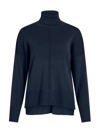 Vila Trui VIOSTRIA ROLLNECK L/S KNIT TOP-NOOS 14096999 Navy blazer