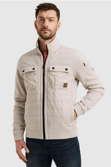 PME legend Vest HYBRID JACKET IN A MATERIAL MIX PSW2402404 7013