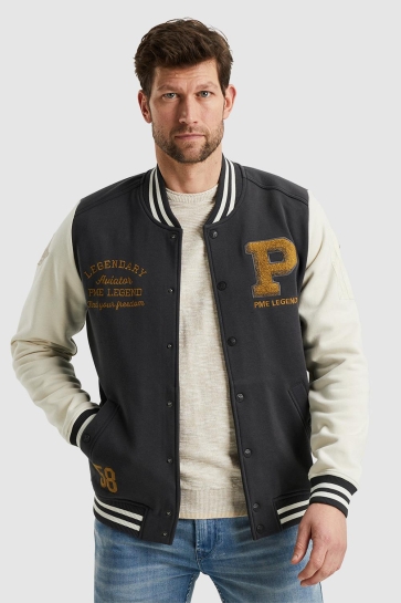 PME legend Vest VARSITY SWEAT JACKET PSW2402423 9114