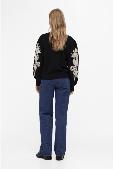 Object objjoana l/s knit pullover rep