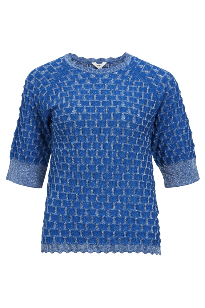 OBJSOLEJMA RE 2/4 PULLOVER 135 23045227 LAPIS BLUE/SILVER