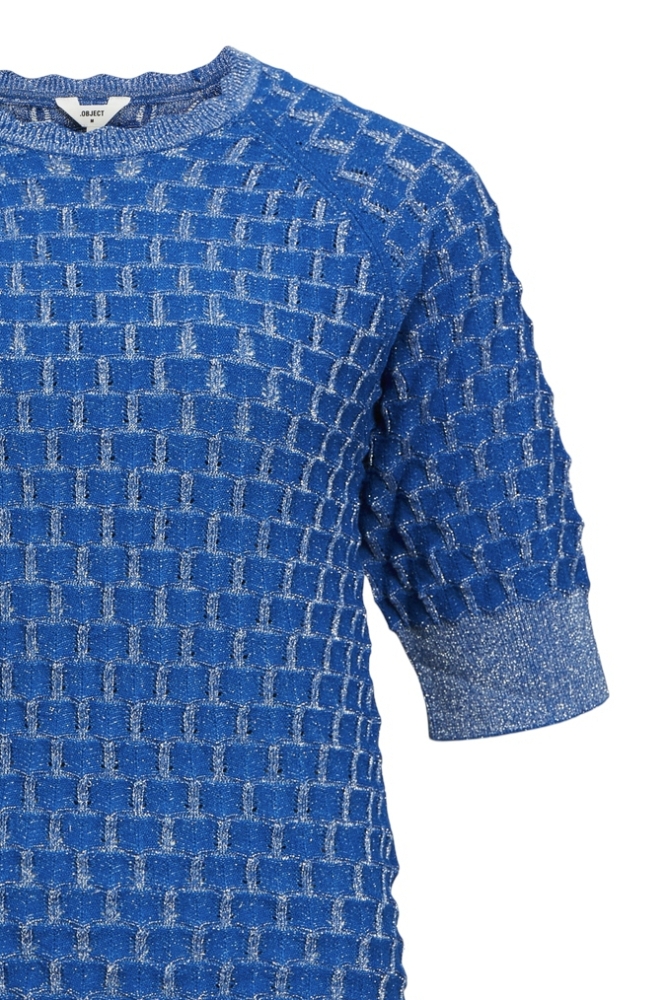 OBJSOLEJMA RE 2/4 PULLOVER 135 23045227 LAPIS BLUE/SILVER