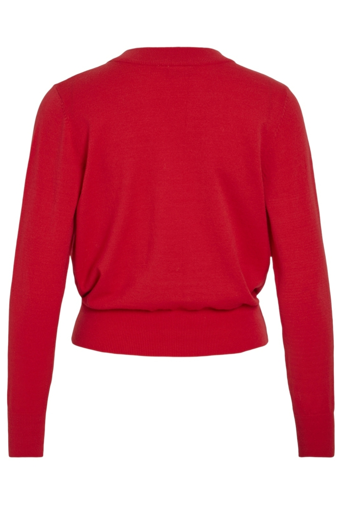 VIMOCHI REV O-NECK L/S KNIT TOP 14099776 TOMATO