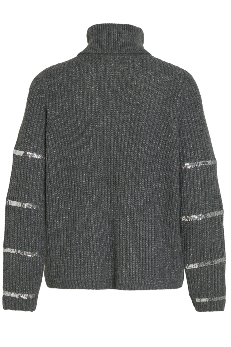 Vila visacha roll-neck l/s glitter knit