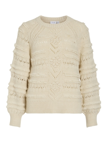 Vila Trui VITAMO O-NECK L/S KNIT TOP 14099897 BIRCH