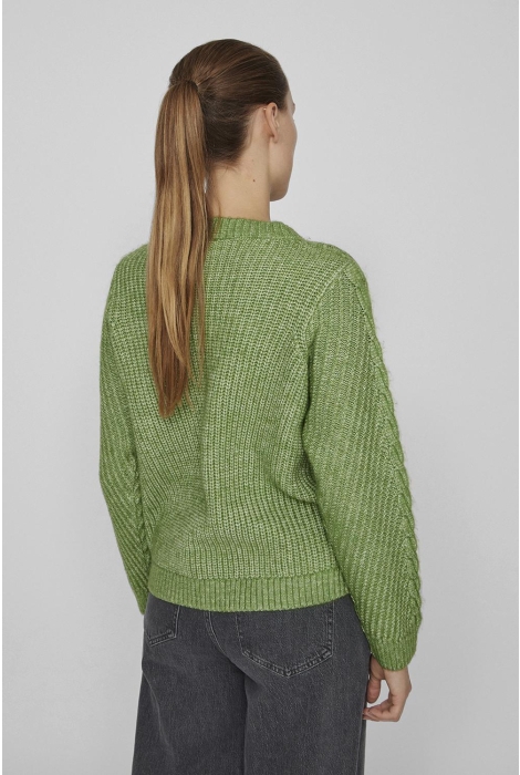 Vila vierin l/s o-neck cable knit top/bf