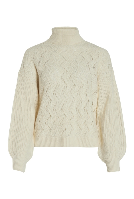 Vila virandi l/s roll-neck knit top/bf