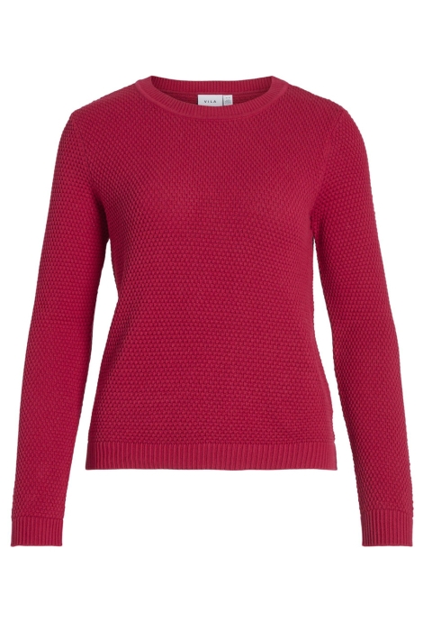 Vila vidalo o-neck l/s knit top- noos