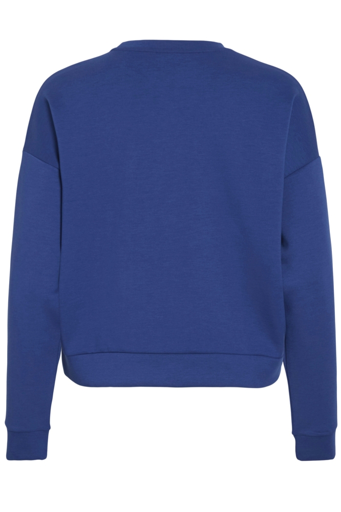 VIREFLECT EMB LUMI L/S SWEAT TOP/PR 14102406 Mazarine Blue/MOOD