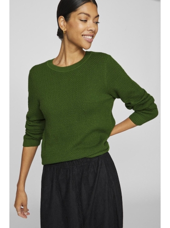 Vila Trui VIDALO O-NECK L/S KNIT TOP- NOOS 14082767 CACTUS