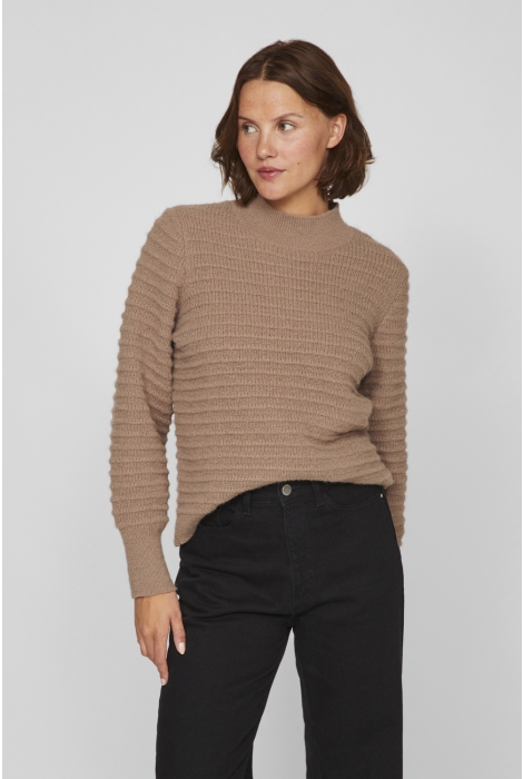 Vila viterra highneck l/s knit top