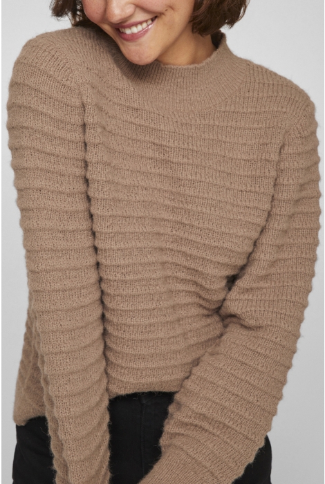 Vila viterra highneck l/s knit top