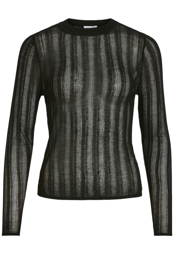 VILMENTA L/S KNIT TOP/R 14099463 BLACK