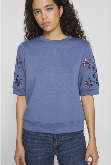 Vila visif 2/4 lace detail sweat #6