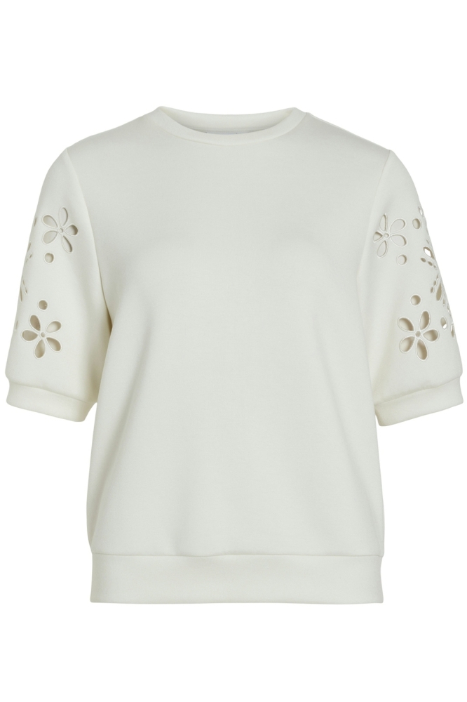 VISIF 2/4 LACE DETAIL SWEAT 6 14102923 BIRCH