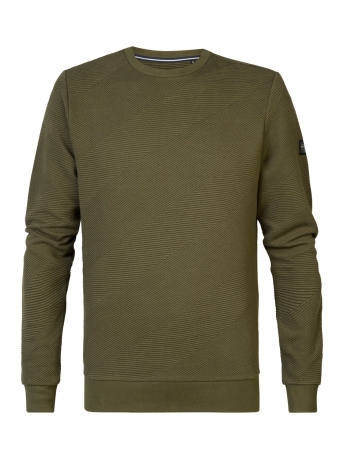 Petrol Industries Trui SWEATER ROUND NECK M 3040 SWR314 6088 Army Green