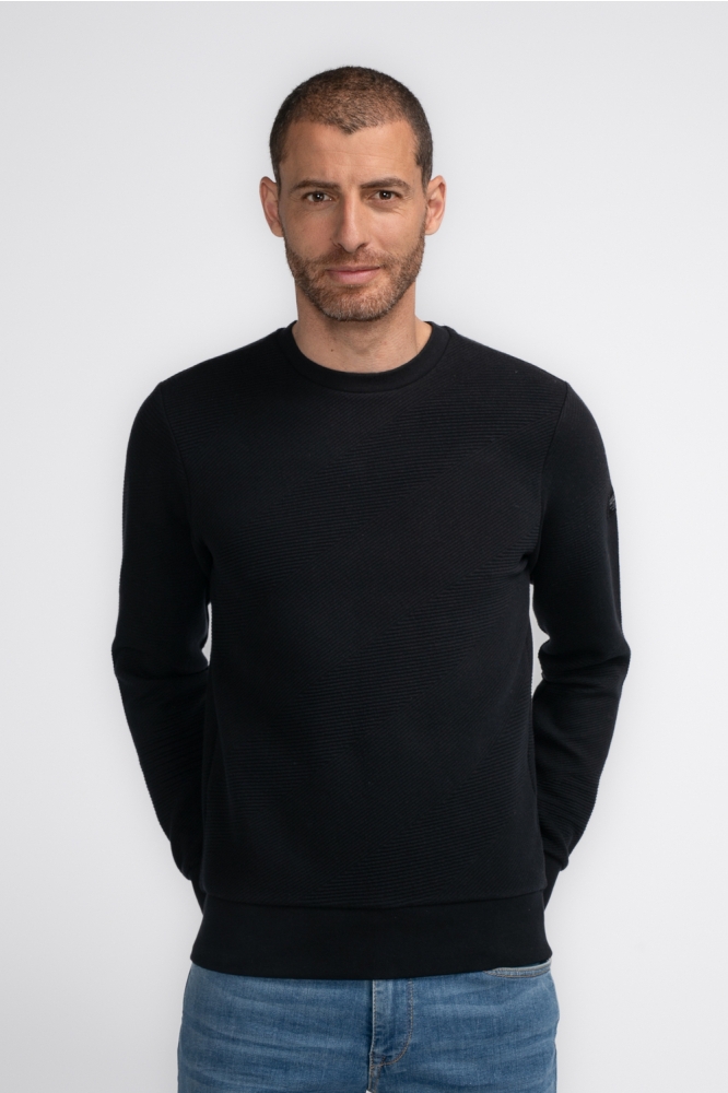 SWEATER ROUND NECK M 3040 SWR314 Dark Black 9091