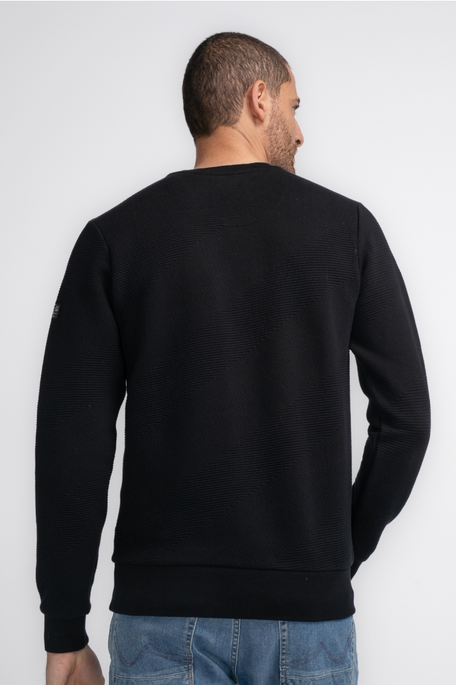 SWEATER ROUND NECK M 3040 SWR314 Dark Black 9091