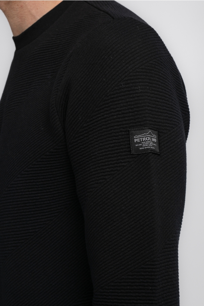 SWEATER ROUND NECK M 3040 SWR314 Dark Black