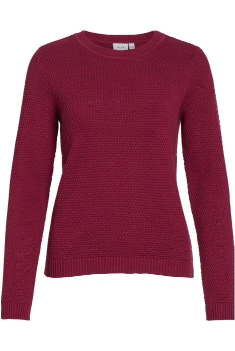 Vila vidalo o-neck l/s knit top- noos