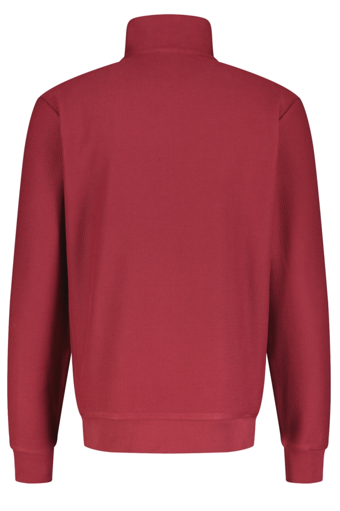 TROYERSWEATSHIRT VAN GESTRUCTUREERDE KWALITEIT 2484431 362 DEEP GARNET