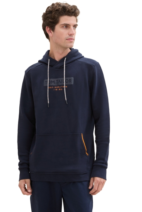 Tom Tailor printed hoodie with details