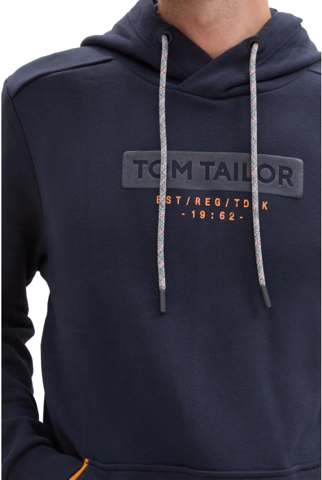 Tom Tailor printed hoodie with details