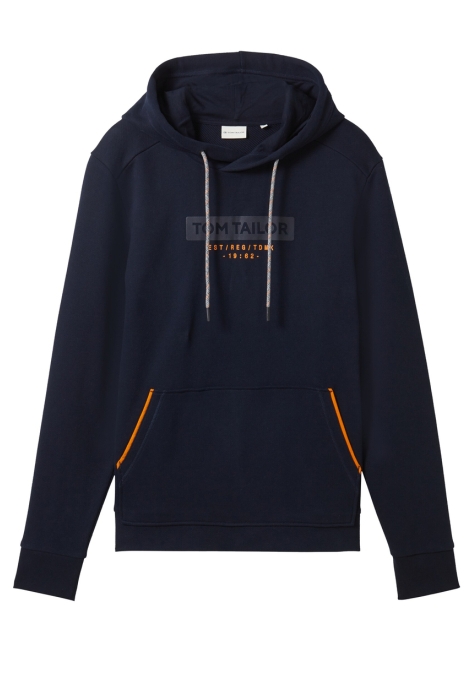 Tom Tailor printed hoodie with details